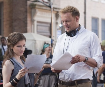 Sur le plateau du film Pitch Perfect