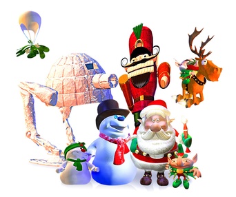Une scène du film Santa vs. the Snowman in 3D