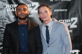 Sur le tapis rouge du film Bon Cop Bad Cop 2