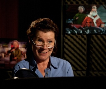 Dans le studio d'enregistrement du film Arthur Christmas