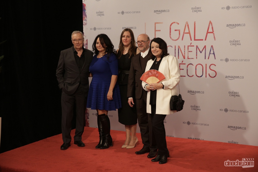 Sur le tapis rouge de Gala du cinéma Québécois