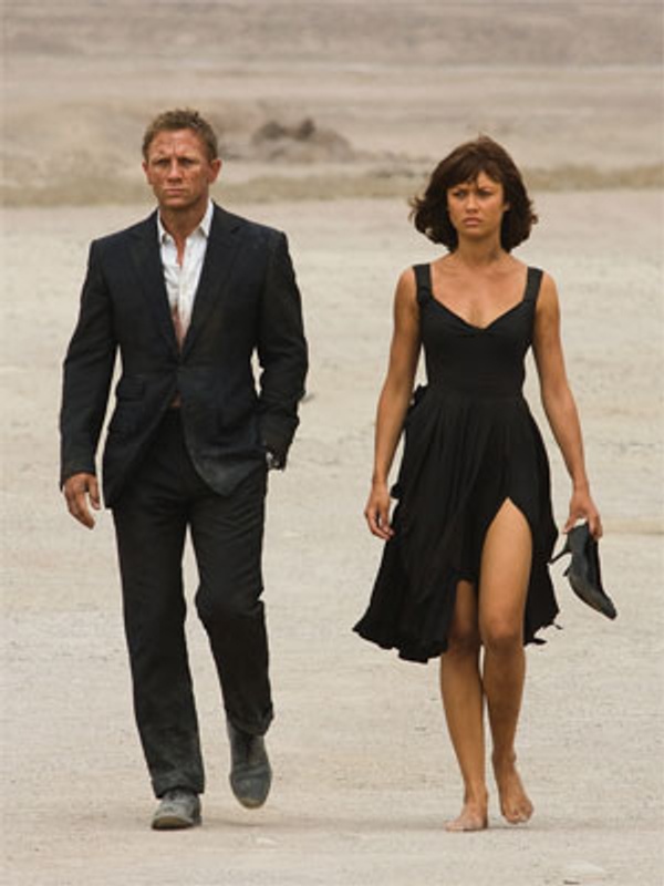 Daniel Craig et Olga Kurylenko dans Quantum of Solace