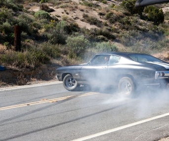 Une scène du film Faster