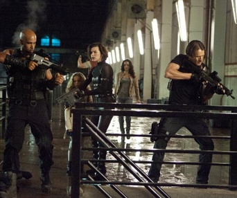 Une scène du film Resident Evil: Retribution