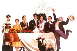 Une scène du film Four Weddings and a Funeral Une scène du film Four Weddings and a Funeral