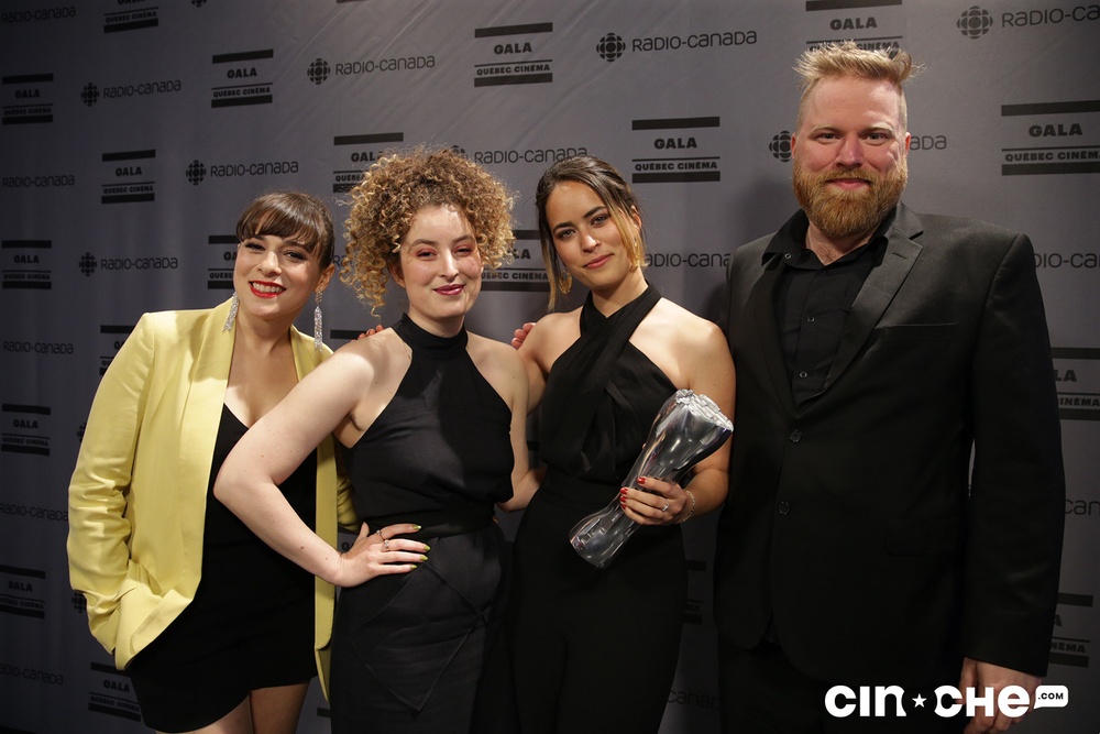 Dans la salle de presse du Gala Québec Cinéma 2019