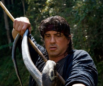 Scène du film Rambo