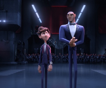 Une scène du film Spies in Disguise
