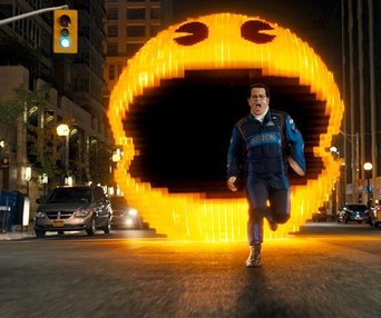 Une scène du film Pixels