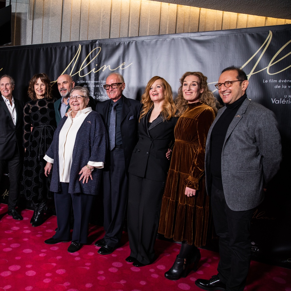 Tapis rouge du film Aline
