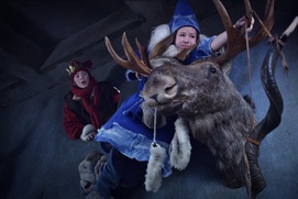 Une scène du film Le royaume de glace: À la recherche de la corne enchantée Une scène du film Le royaume de glace: À la recherche de la corne enchantée