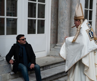 Une scène du film Grâce à Dieu