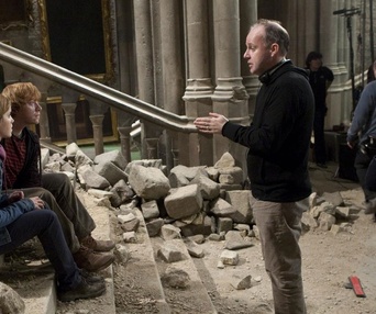 Sur le plateau du film Harry Potter and the Deathly Hallows: Part 2