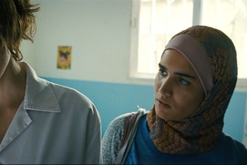 Une scène du film Inch'Allah Une scène du film Inch'Allah