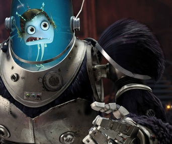 Une scène du film Megamind