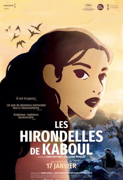 Affiche du film Les hirondelles de Kaboul