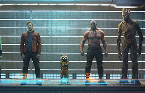 Une scène du film Guardians of the Galaxy