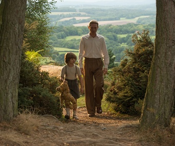 Une scène du film Goodbye Christopher Robin