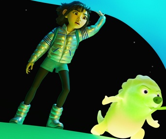 Une scène du film Over the Moon