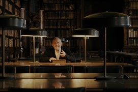 Une scène du film Umberto Eco: La bibliothèque du monde Une scène du film Umberto Eco: La bibliothèque du monde
