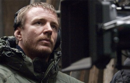 Guy Ritchie sur le plateau du film Sherlock Holmes