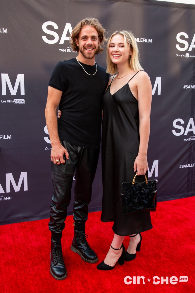 Sur le tapis rouge du film Sam