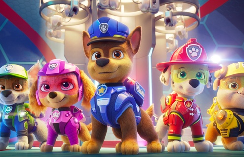 Une scène du film Paw Patrol: The Movie