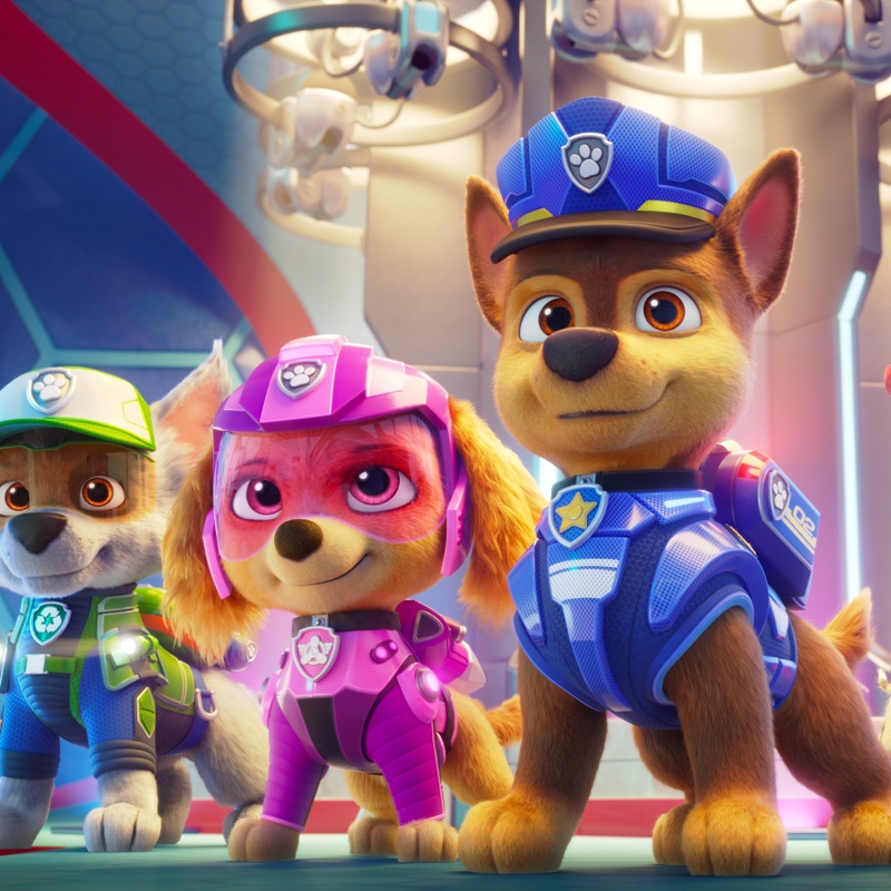 Une scène du film Paw Patrol: The Movie