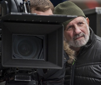 Sur le plateau du film Passion
