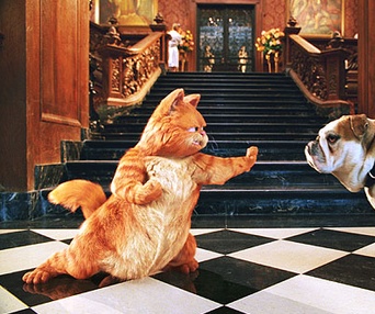 Scène du film Garfield Pacha Royal