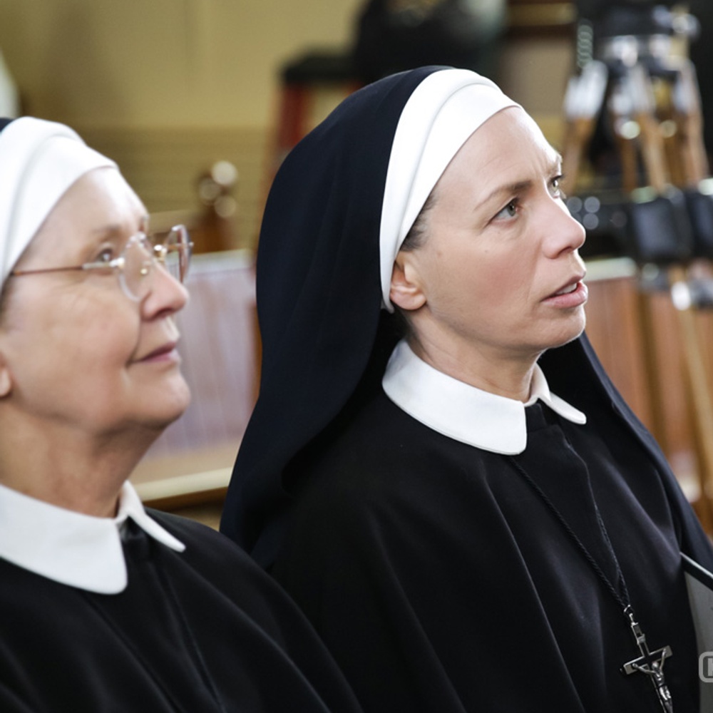 Sur le plateau de La passion d'Augustine