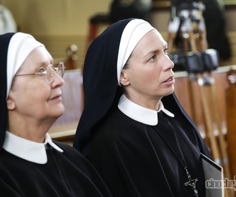 Sur le plateau de La passion d'Augustine