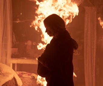 Une scène du film A Quiet Place Part II