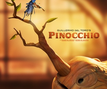 Affiche du film Guillermo del Toro's Pinocchio