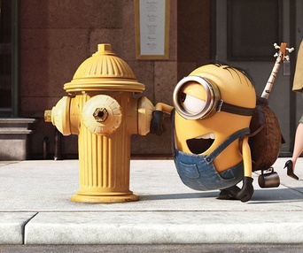 Une scène du film Minions