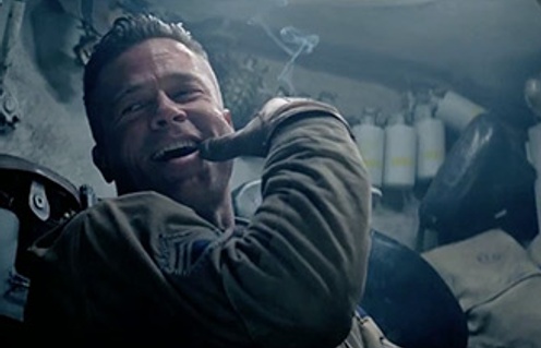 Brad Pitt dans Fury