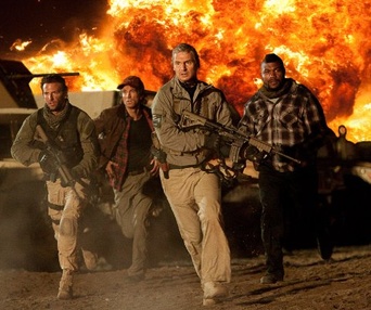 Une scène du film The A-Team