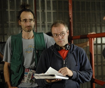 Sur le plateau du film Cell 211