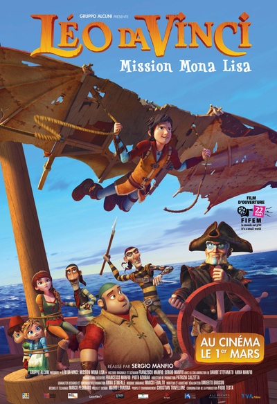 Affiche du film Leo Da Vinci: Mission Mona Lisa