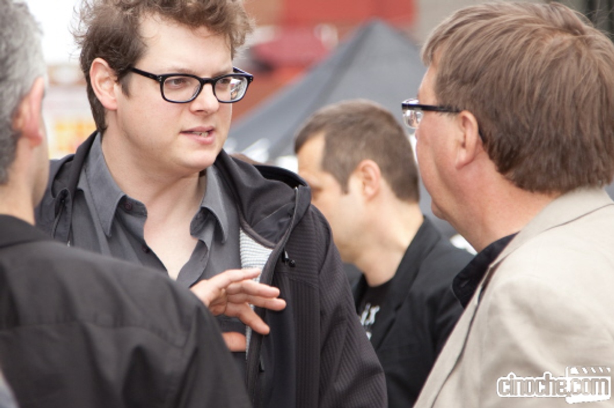 Patrick Drolet et Rémy Girard sur le tapis rouge de De père en flic