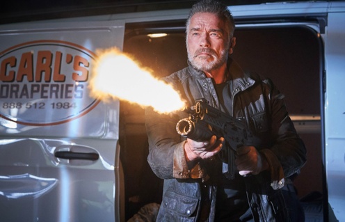 Une scène du film Terminator: Dark Fate