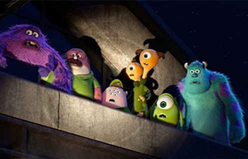Une scène du film Monsters University