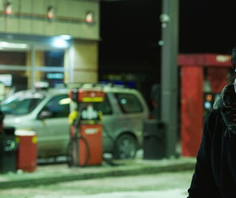 Une scène du film Montréal La Blanche