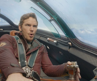 Une scène du film Guardians of the Galaxy