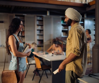 Une scène du film The Braid