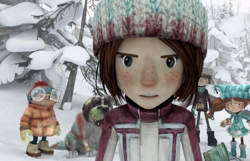 Une scène du film La guerre des tuques
