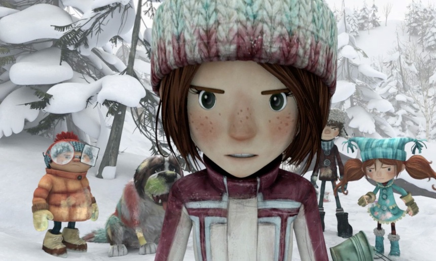Sept extraits du film La guerre des tuques 3D
