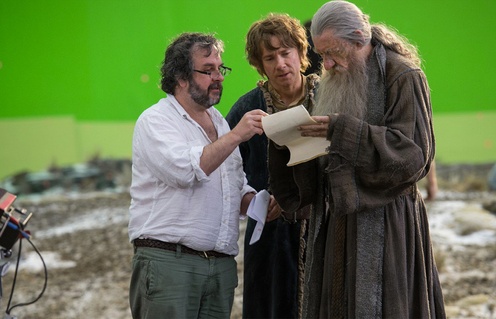 Sur le plateau du film The Hobbit: The Battle of the Five Armies