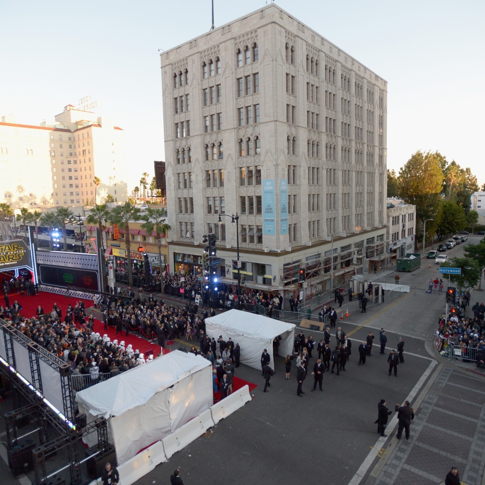Sur le tapis rouge de Star Wars: The Force Awakens