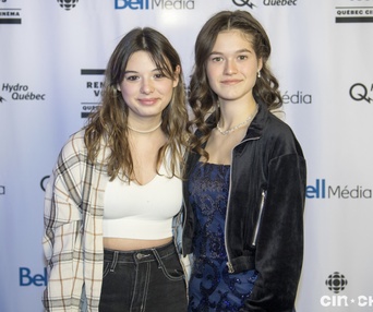 Sur le tapis rouge du film Frontières
